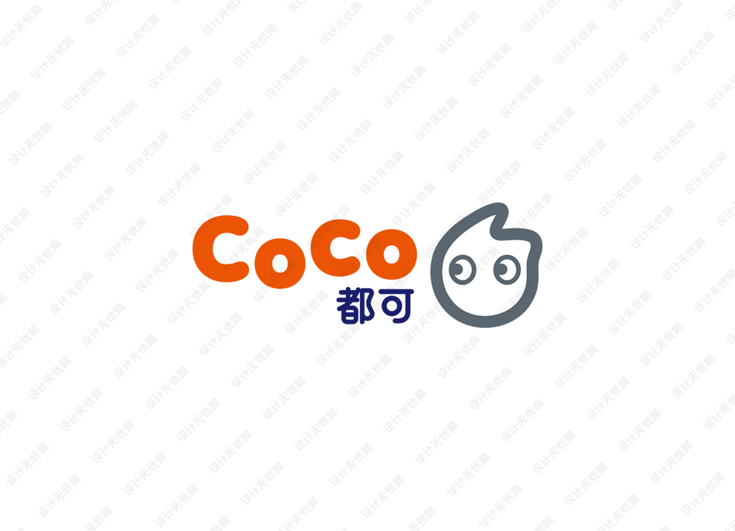 CoCo都可logo矢量标志素材