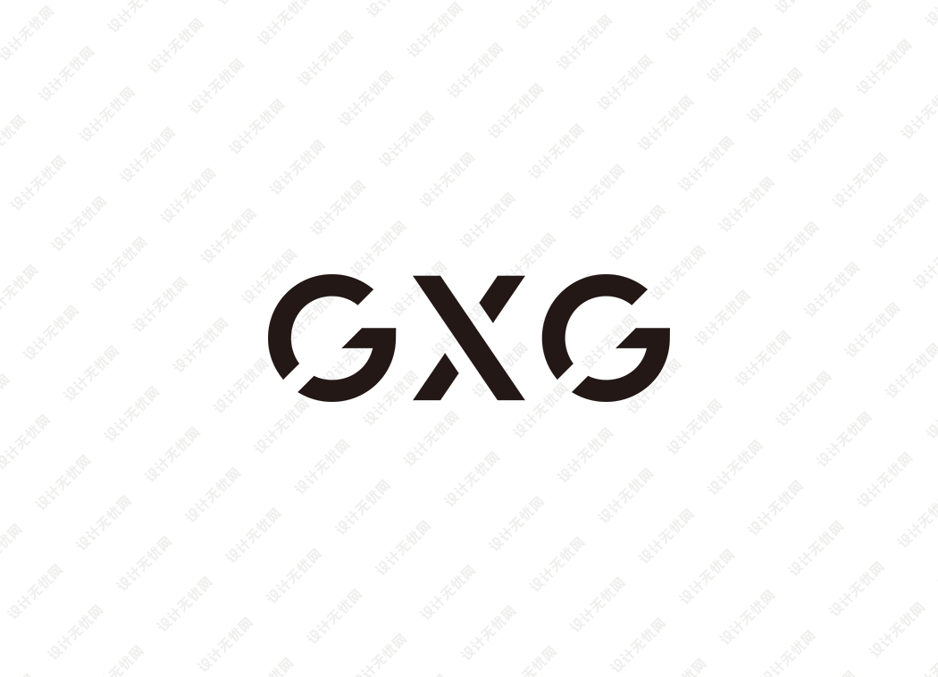 时尚男装品牌GXG logo矢量标志素材下载