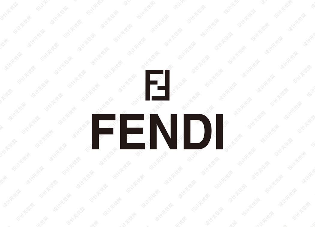 芬迪(FENDI) logo矢量标志素材下载