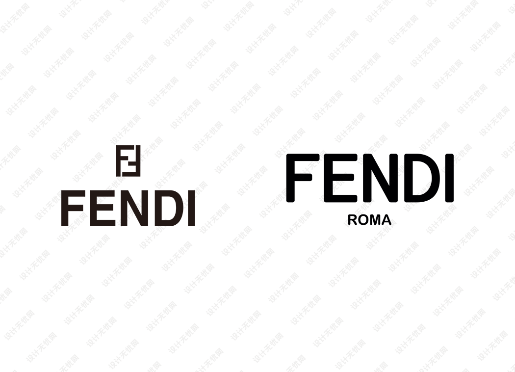 芬迪(FENDI) logo矢量标志素材下载