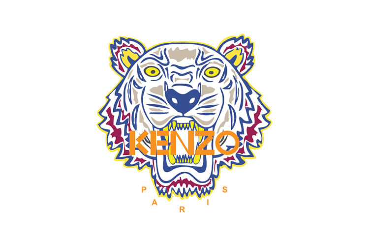 KENZO虎头logo矢量标志素材下载