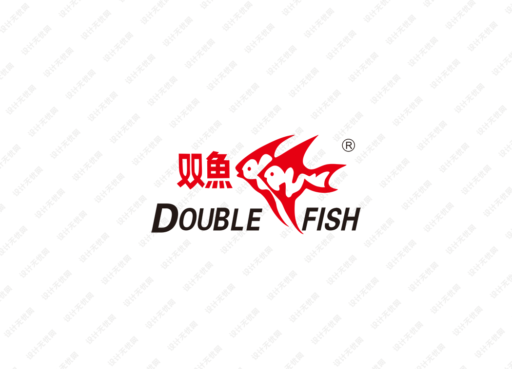 双鱼(DoubleFish)logo矢量标志素材