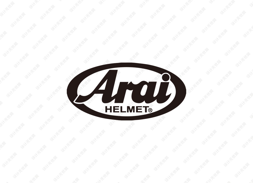 Arai头盔logo矢量标志素材