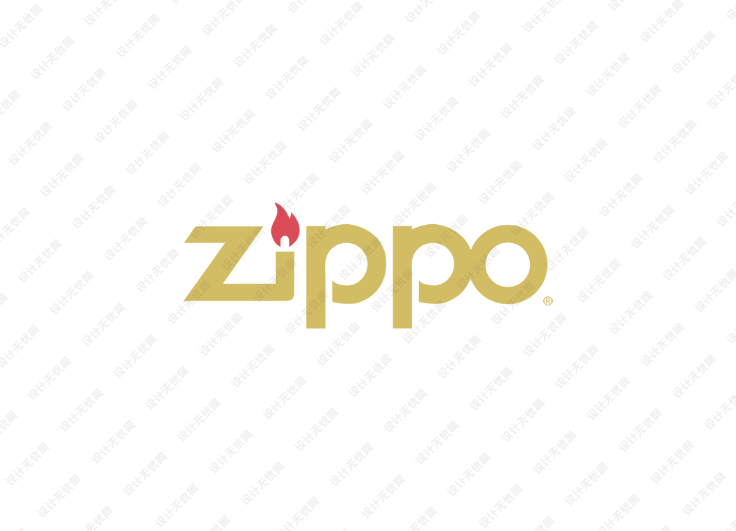 Zippo打火机logo矢量标志素材