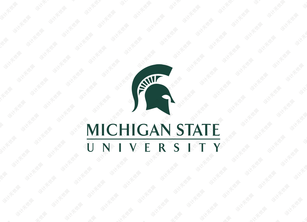 密歇根州立大学（Michigan State University）校徽logo矢量标志素材