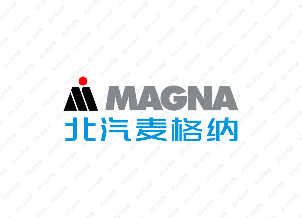 北汽麦格纳logo矢量标志素材