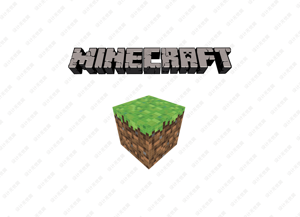 我的世界（Minecraft）logo矢量标志素材