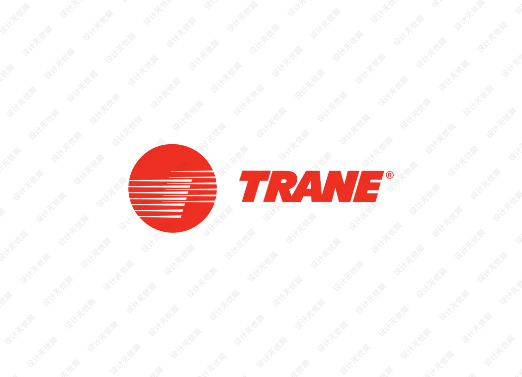 trane特灵空调logo矢量标志素材