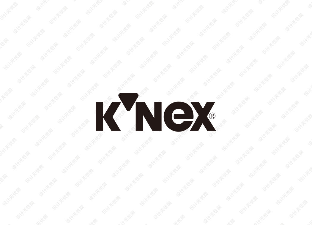 Knex拼装玩具logo矢量标志素材
