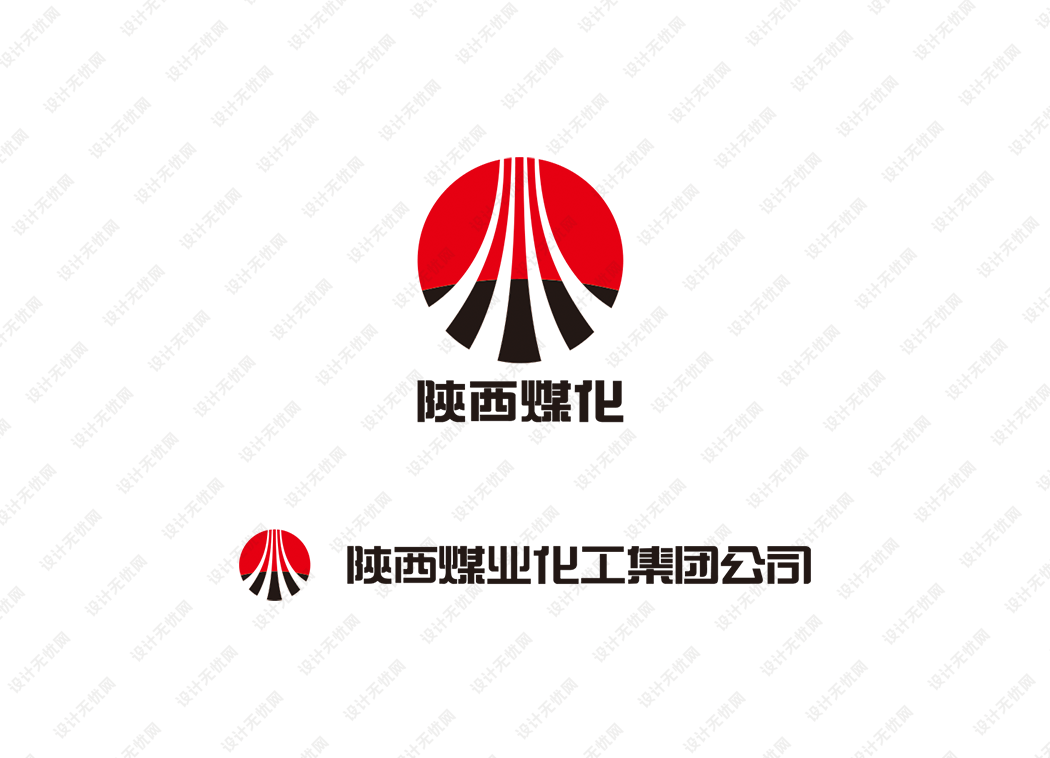 陕西煤业化工集团公司logo矢量标志素材