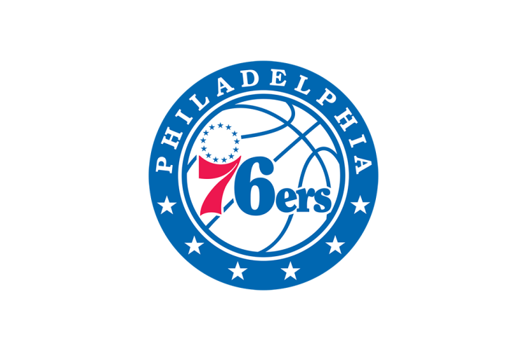 NBA费城76人队logo矢量素材
