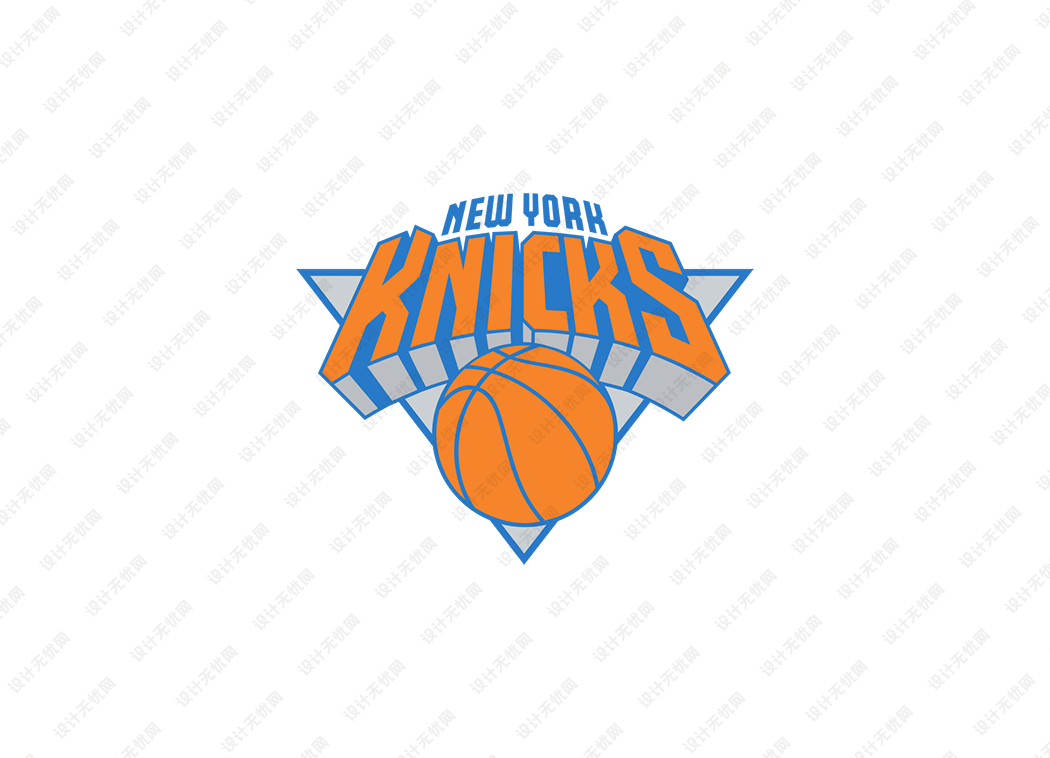 NBA纽约尼克斯队logo矢量素材