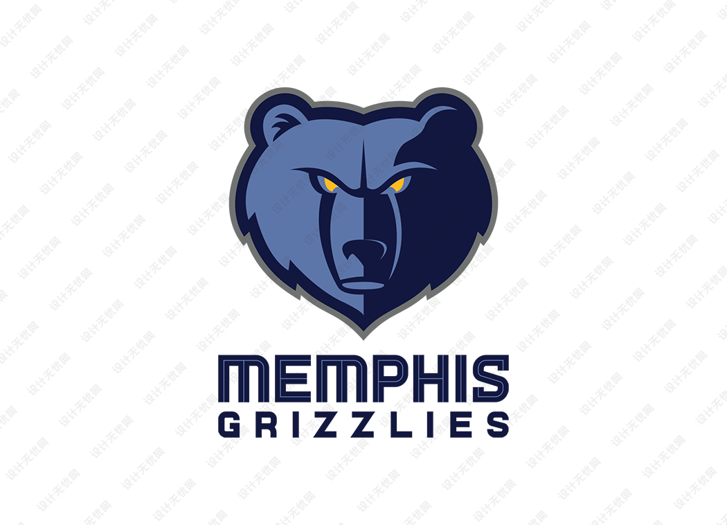 NBA孟菲斯灰熊队logo矢量素材