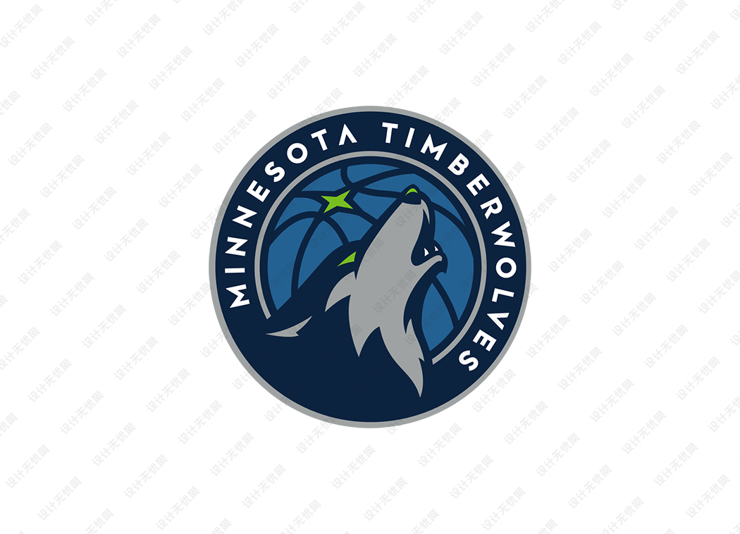 NBA明尼苏达森林狼队logo矢量素材