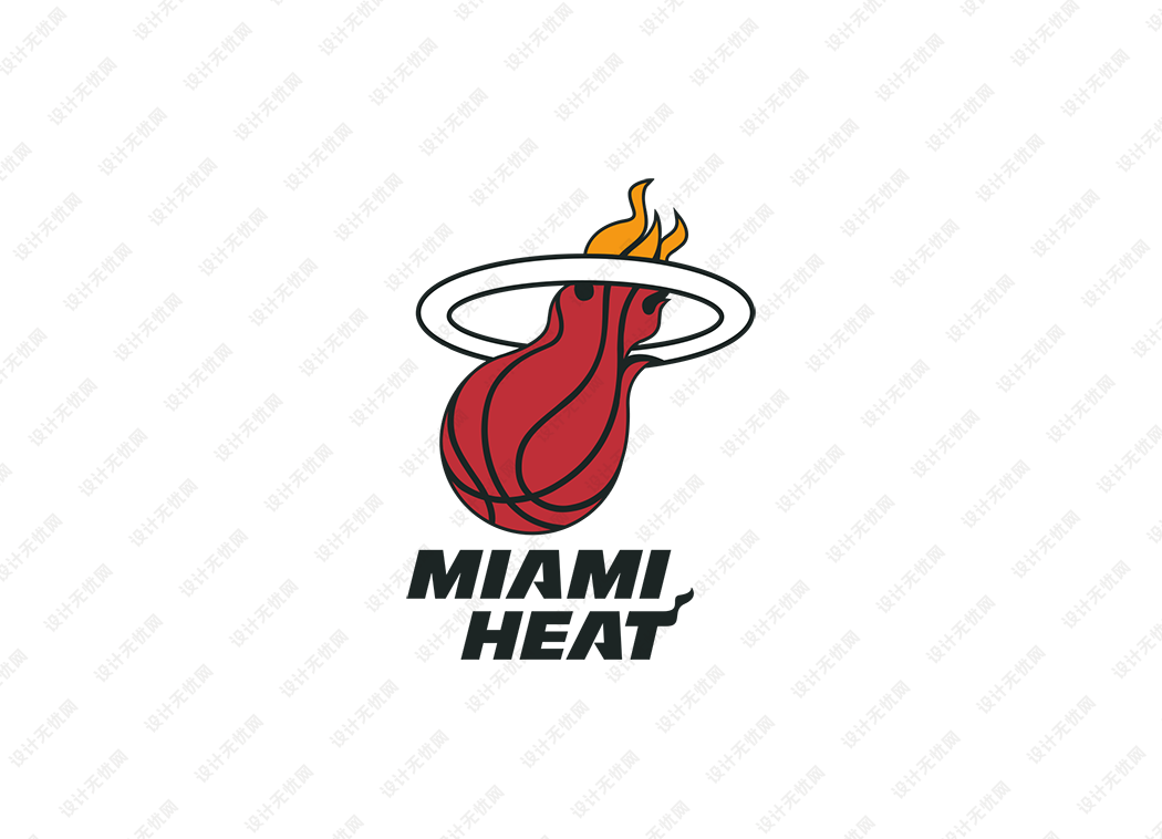 NBA迈阿密热火队logo矢量素材