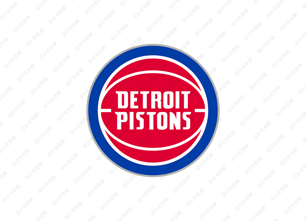 NBA底特律活塞队logo矢量素材