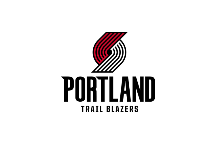 NBA波特兰开拓者队logo矢量素材