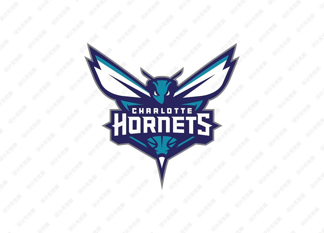 NBA夏洛特黄蜂队logo矢量素材
