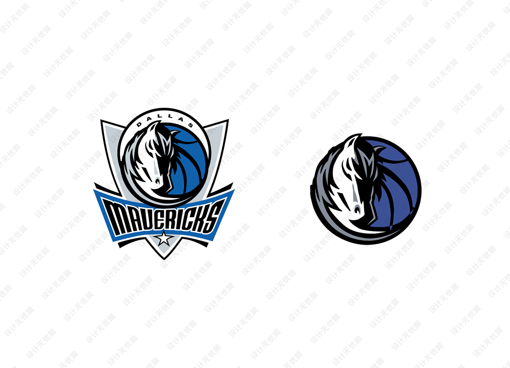 NBA达拉斯独行侠队logo矢量素材