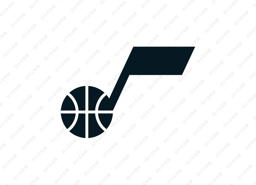 NBA犹他爵士队logo矢量素材