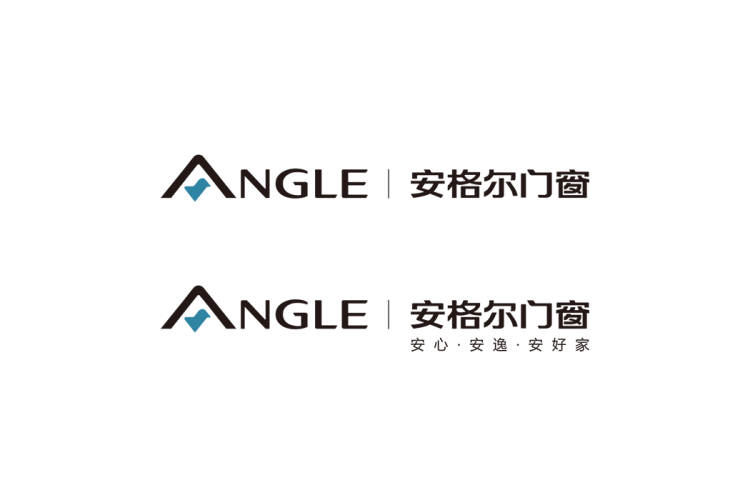 安格尔门窗logo矢量标志素材