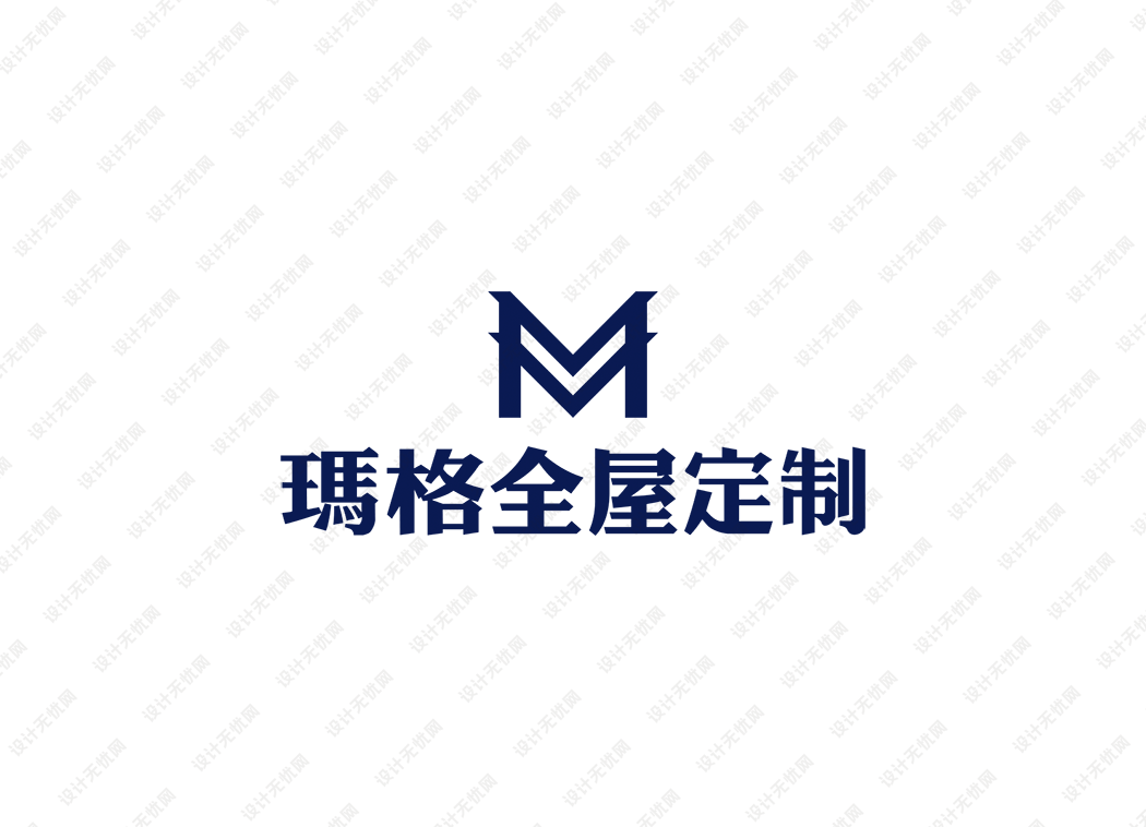 玛格全屋定制logo矢量标志素材