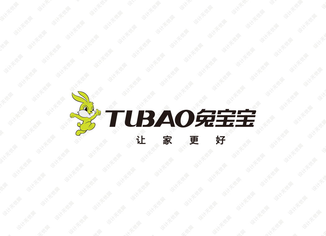 兔宝宝logo矢量标志素材