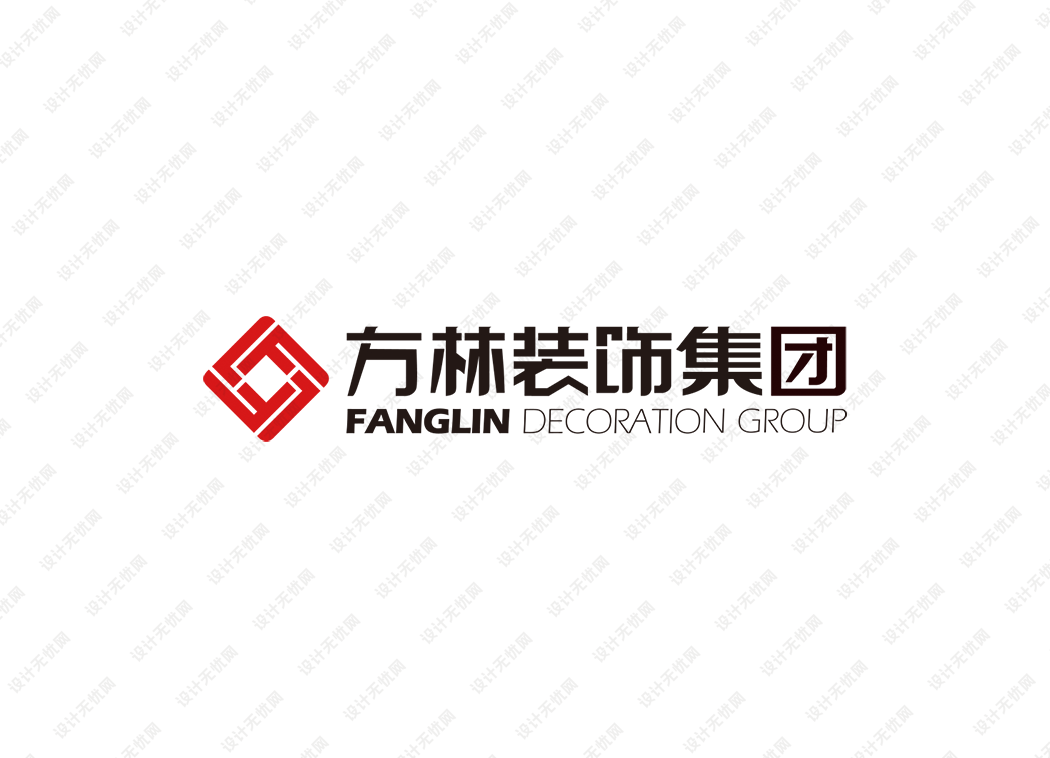 方林装饰logo矢量标志素材