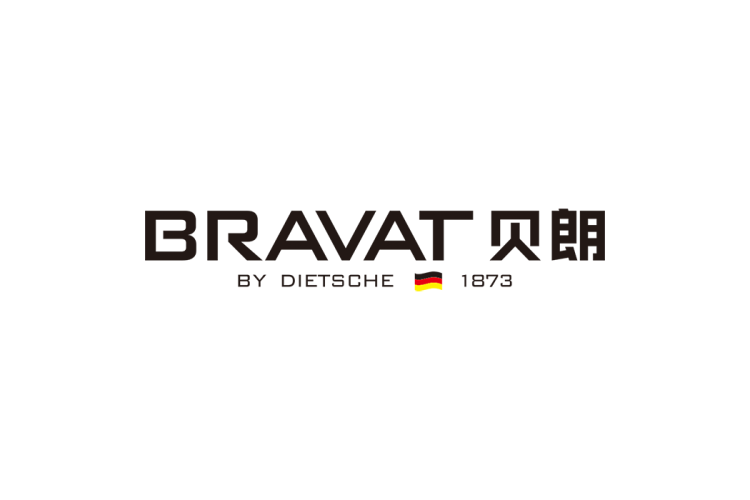 德国贝朗(BRAVAT)卫浴logo矢量标志素材