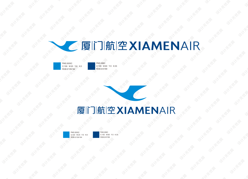 厦门航空logo矢量标志素材