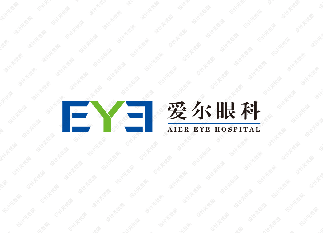 爱尔眼科医院logo矢量标志素材