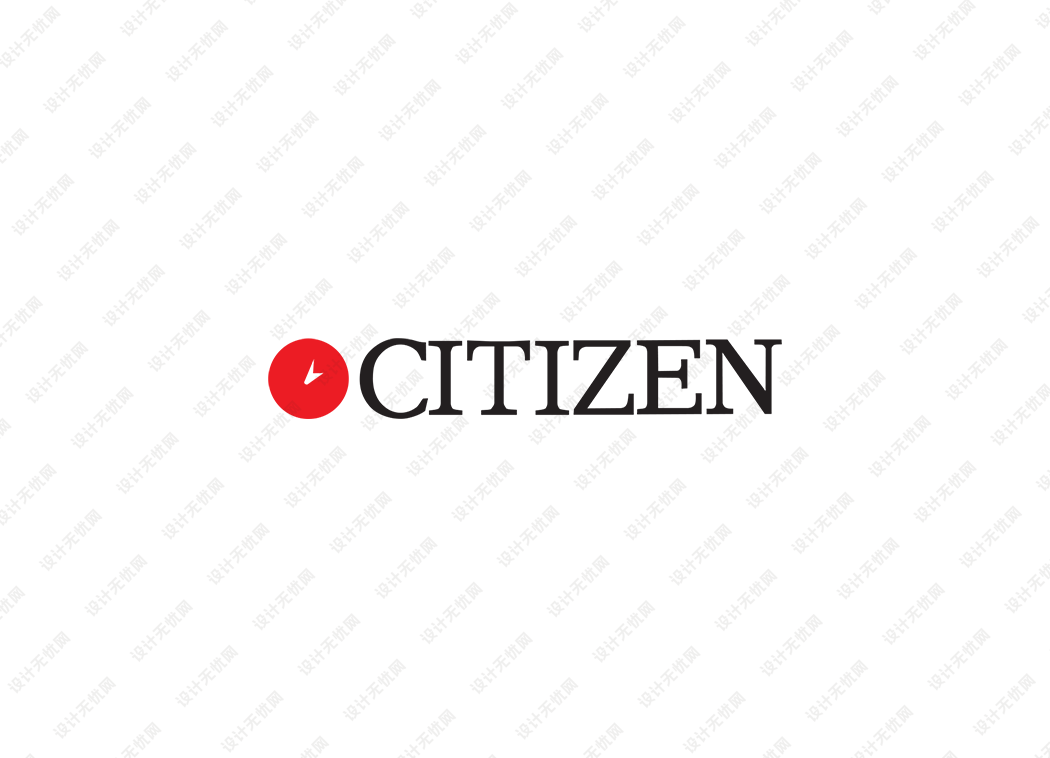 CITIZEN西铁城手表logo矢量标志素材