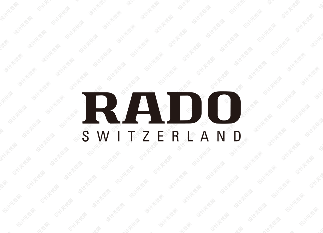 RADO瑞士雷达手表logo矢量标志素材
