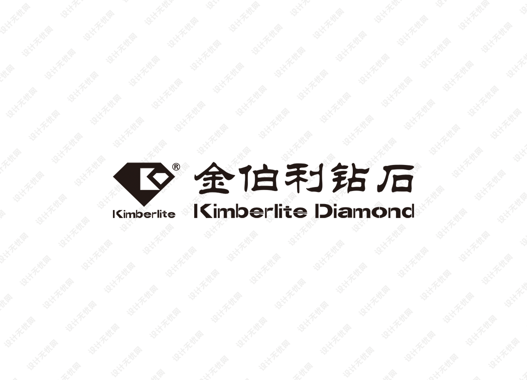 金伯利钻石logo矢量标志素材