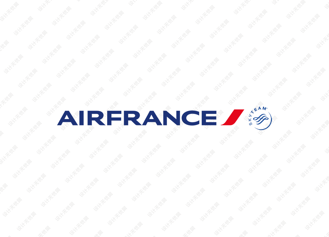 法国航空logo矢量标志素材