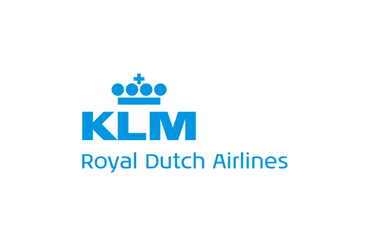 KLM荷兰皇家航空logo矢量标志素材