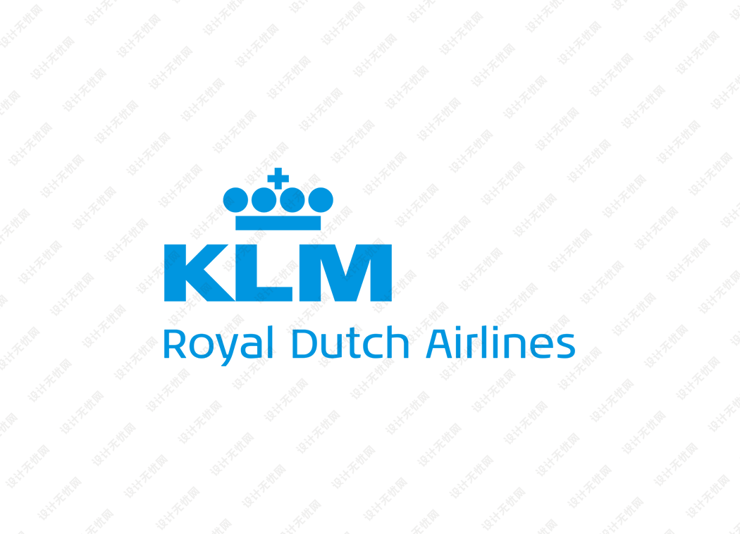 KLM荷兰皇家航空logo矢量标志素材