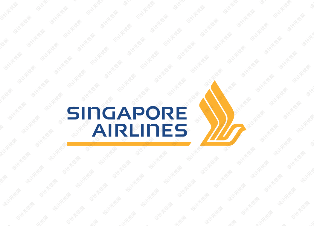 新加坡航空logo矢量标志素材