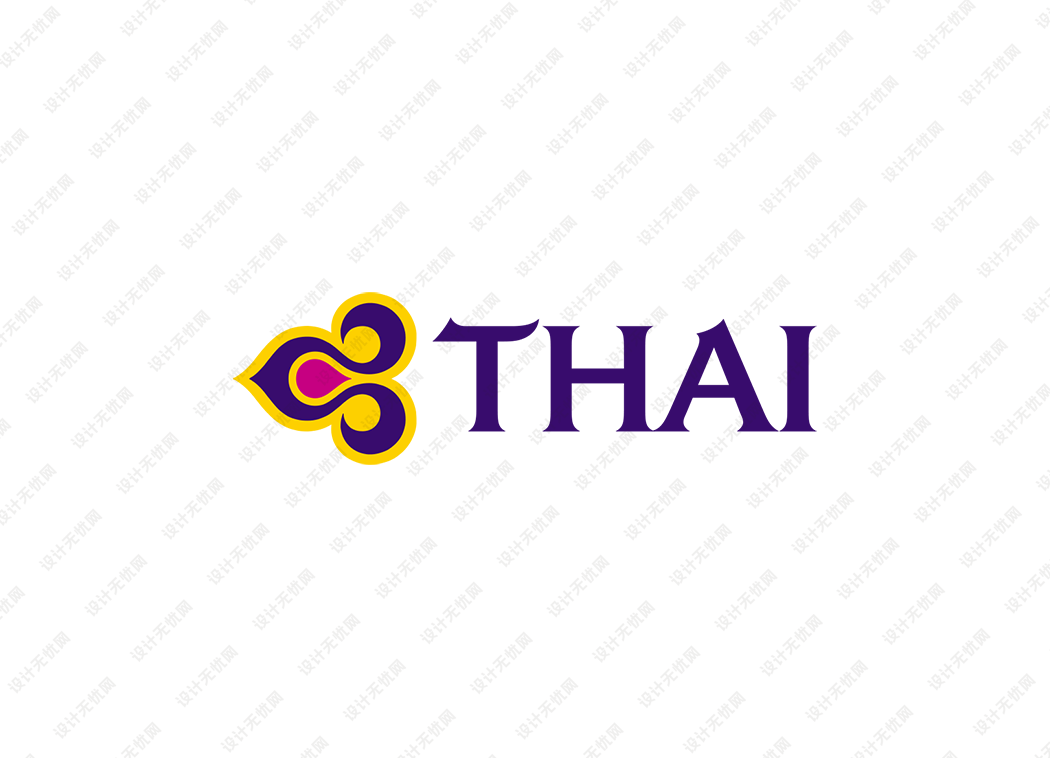 泰国航空logo矢量标志素材