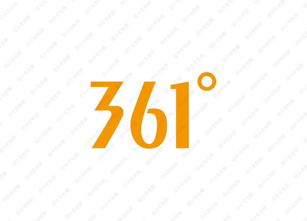 运动品牌361°  logo矢量素材
