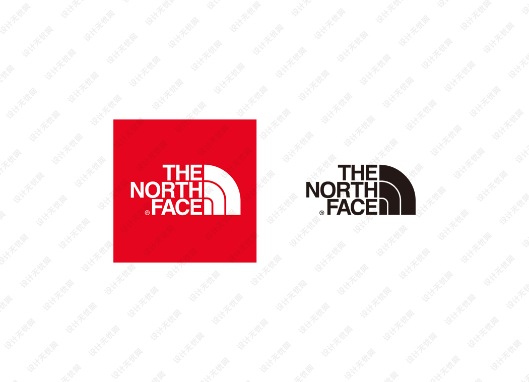 户外运动品牌The North Face(北面) logo矢量素材
