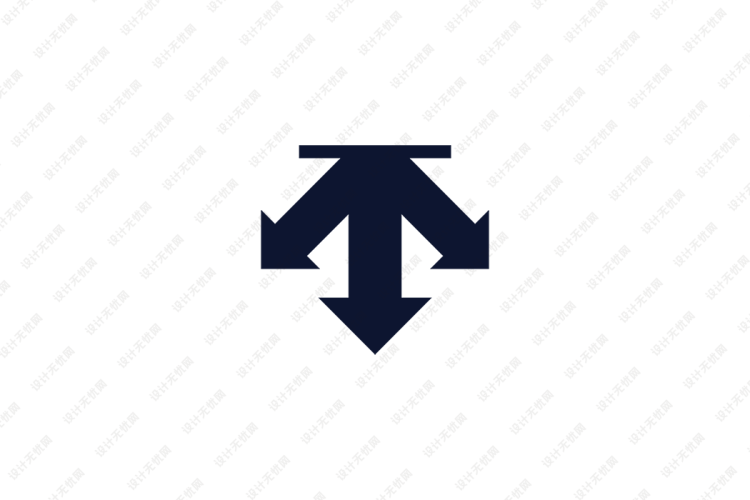 DESCENTE迪桑特logo矢量素材