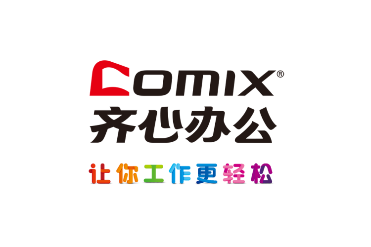 齐心文具logo矢量标志素材