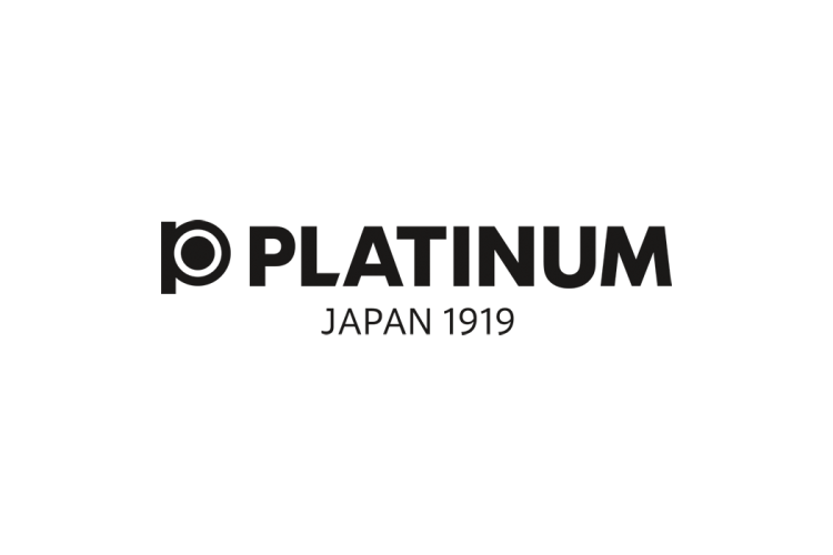 platinum白金钢笔logo矢量标志素材