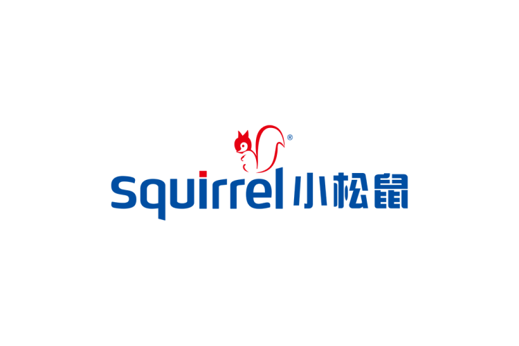 小松鼠壁挂炉logo矢量标志素材