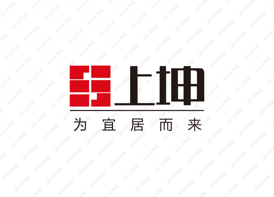 上坤地产logo矢量标志素材