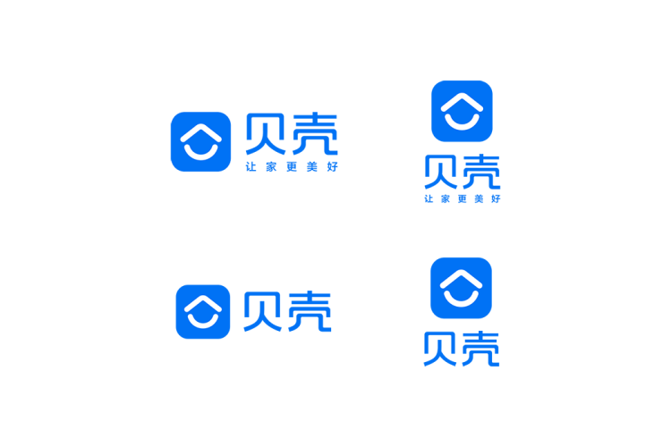 贝壳找房logo矢量标志素材