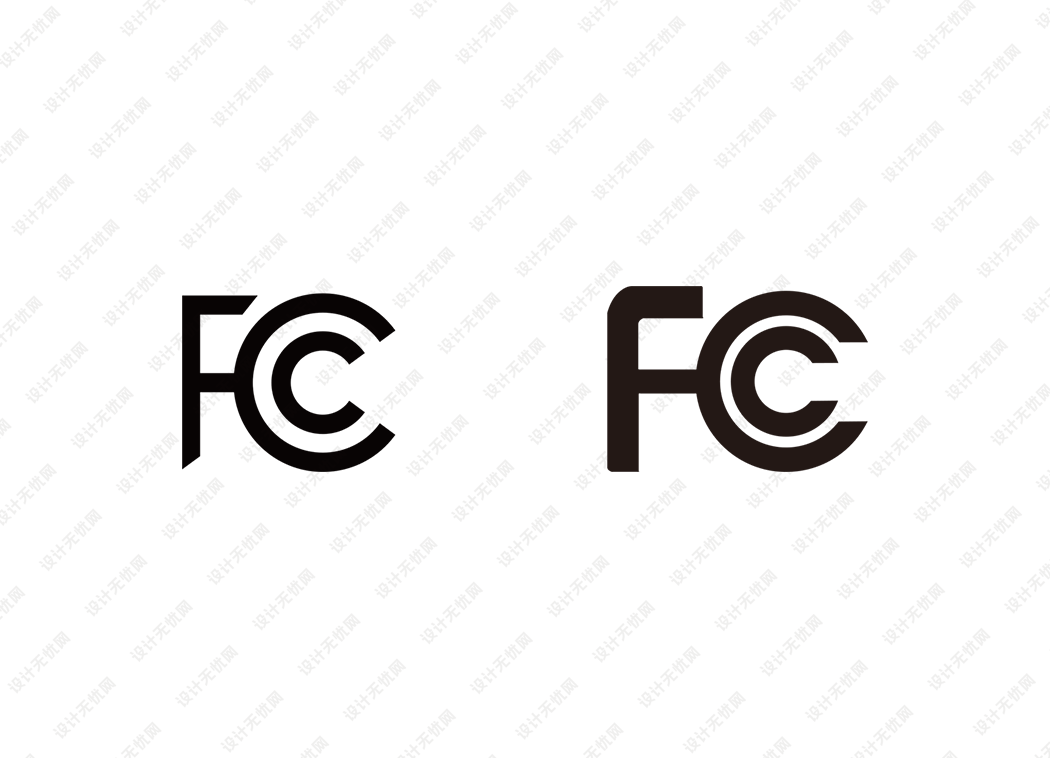 FCC认证logo矢量标志素材