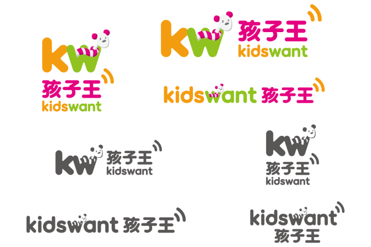 孩子王logo矢量标志素材