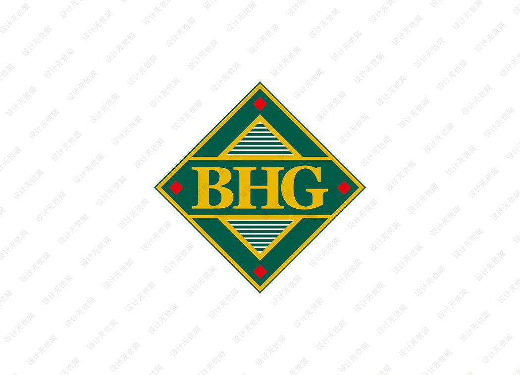 BHG超市logo矢量标志素材
